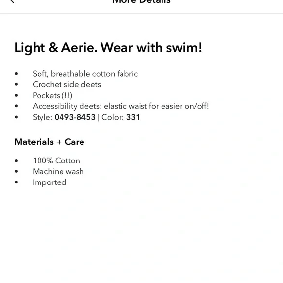 NWT Aerie Navy Summer Reset Trouser - Picture 5 of 5